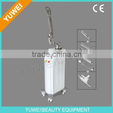 YUWEI rf driver fractional co2 laser device for scar removal and vaginal tightening