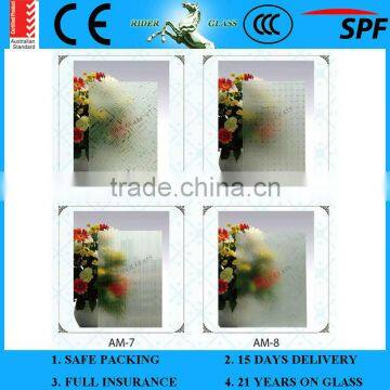 3-19mm Art Tempered Glass