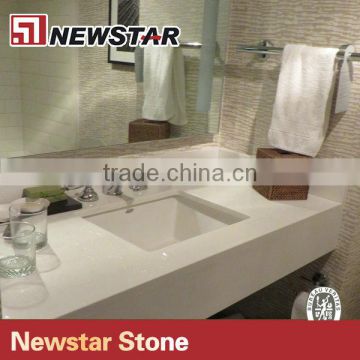 Newstar hotel quartz bathroom countertops,quartz vanity top