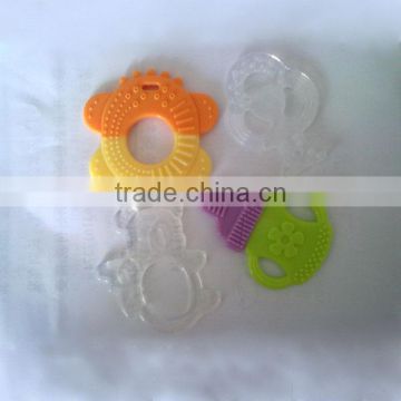 Safe silicone baby chew teethers