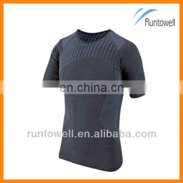 2013 Men's short sleeve compression wear, sublimation compression shirt / custom compression shirt/ cheap compression shirts