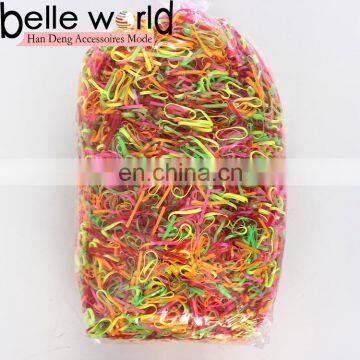 Hot sale mix color hair band tie rubber elastic with goody quality