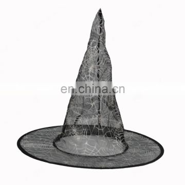MCH-1126 Party funny wholesale adult slivery imprint witch Hat for Halloween