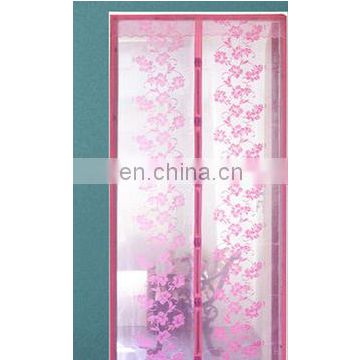 Different flowers design of Folding Magnetic Screen door for Mosquito Net and Home decoration