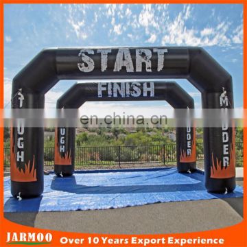 Hot Seller Giant custom logos Inflatable arch with Remobale START & FINISH Banners for Netherlands