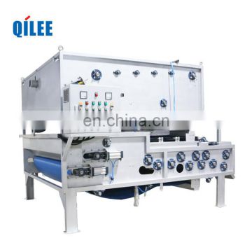 Small stainless steel water sludge belt filter press