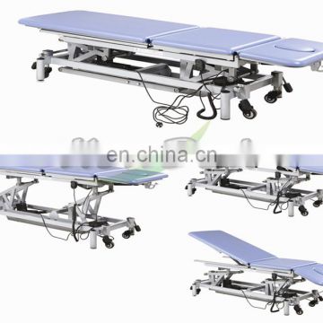 Elderly care products Adjustable physiotherapy treatment table