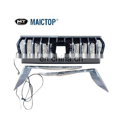 MAICTOP new design car front grille led light for land cruiser prado 2018 fj150 grj150 fzj150 led grille