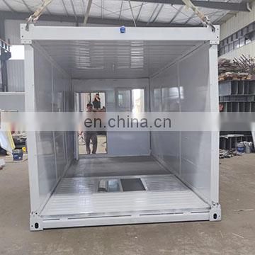 20ft foldable tiny portable container prefab  house director sale in China