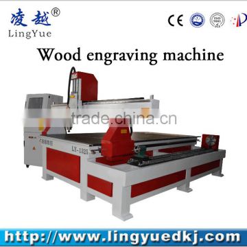 Shandong jinan Factory supply 1325 woodworking 4 axis cnc router engraver machine