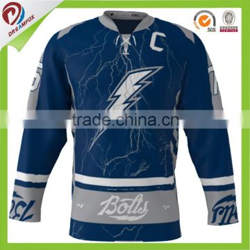 dry fit sublimation customized mesh hockey jersey Montreal canadien