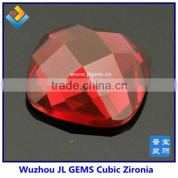 faceted with drilled round garnet CZ gems with Wholesale Price