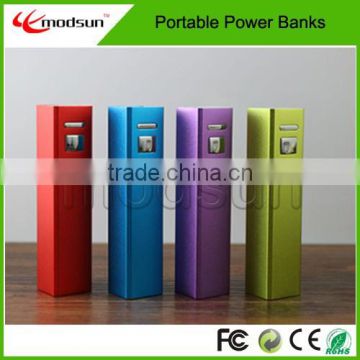 2600mah Mini Power Bank With Led Indicator Portable Power Bank For Mobile Phones