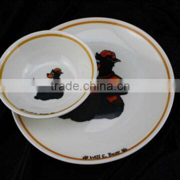 30% melamine and 100% melamine dinnerware sets