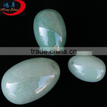 Wholesale Green Jade Eggs Set Yoga Stone Eggs