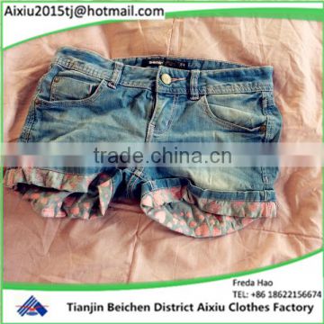 ladies short jean pants used clothes