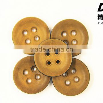 Horn Buttons 4 hole fire-polishing New Designs for clothing