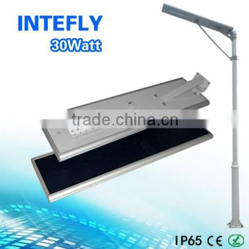 Nice price of Solar light Smart APP control Solar panel led street light all in one 30w 50w 70w with 3 years warranty