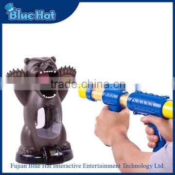Best selling funny bear target soft bullet gun toy