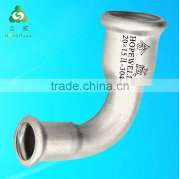 stainless steel reducing elbow 90 degree