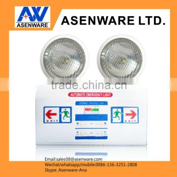 wall mount emergency lights twin head asenware factory