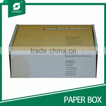 MAILER PRINTING FLUTE BOX FOR IDEAL CARD