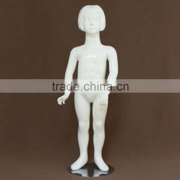 Cute full body plastic child mannequin for wholesale