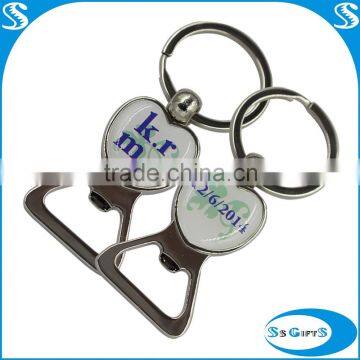 2014 Heart Epoxy Metal Promotional Bottle Opener