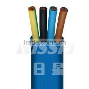 Blue 4 core flat pump cable