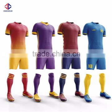 High quality hot-sale short sleeves football soccer jersey