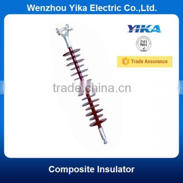 Wenzhou Yika IEC 66KV Polymeric Tension Insulator Y-Clevis End Fitting