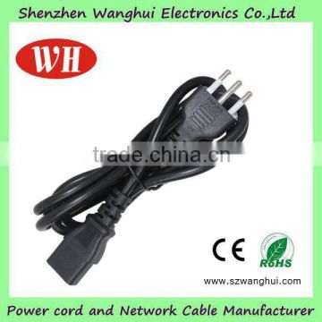 Italian electric small appliance power cord with cheap price