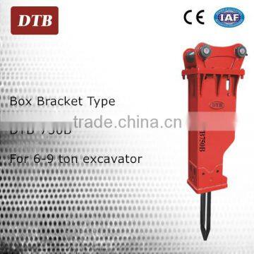 Silence 6 to 9 ton breaker for excavator, hydraulic breaker hammer