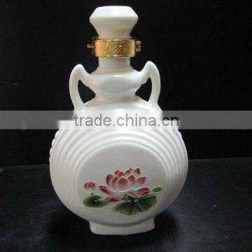 flower wine bottle , square wine bottle, vase wine bottle