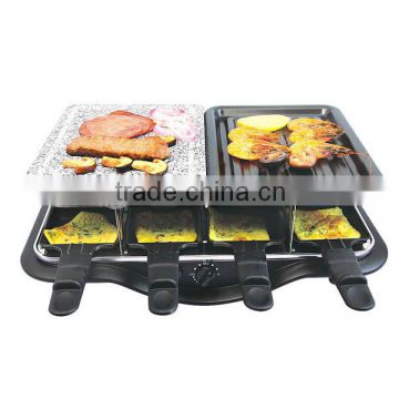 Home electric raclette grill