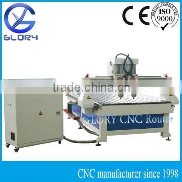 Double Heads Water Cooling Spindle Wood Engraving CNC Router 1325