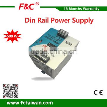 500W 24V digital display Din Rail Power Supply
