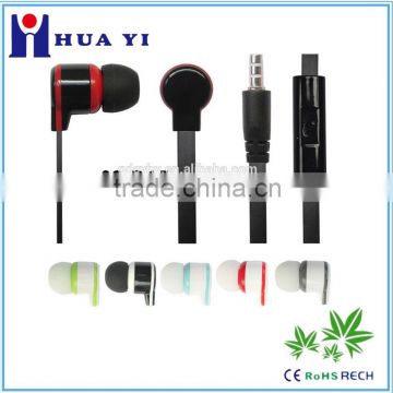 2016 Cheap nice Gift Colorful promotional high quality sound earphone
