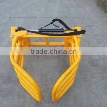 tractor round bale gripper