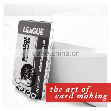 Custom shape 4 color printing plastic gift cards