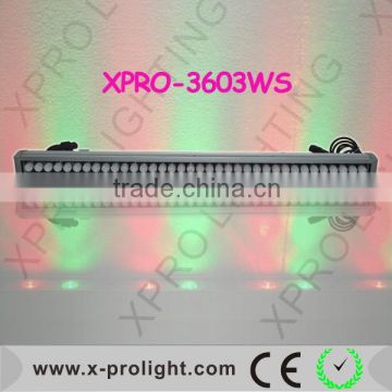 Professional led light 36x3W high bright wall outdoor strip light 36pcs rgbw led wall washer