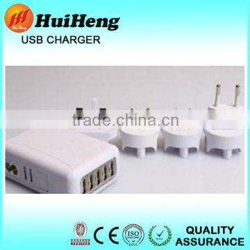 4a 5 Port usb wall adapter usb power adapter