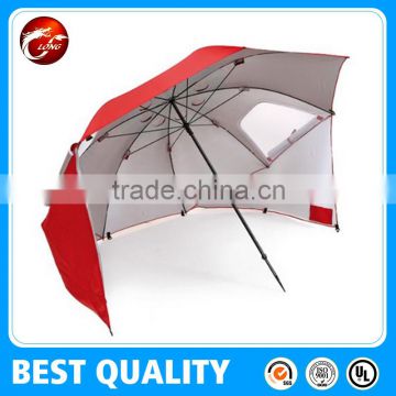 beach umbrella with tent flaps