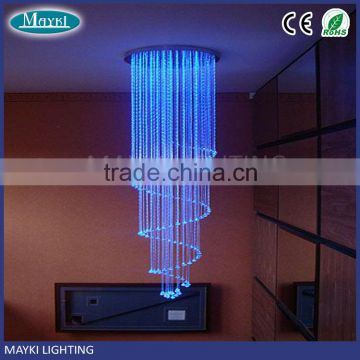 Double may mini led fiber optic chandelier for home party decoration