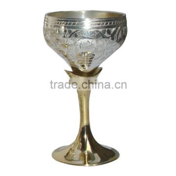 Brass goblet