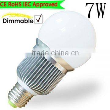 Aluminum High Power 7W 12V E26 LED Bulbs