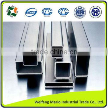 aluminum 6063-t5 square tubes profile for architectural or industrial use