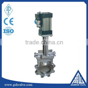 stainless steel 304 pneumatic wafer knife gate valve