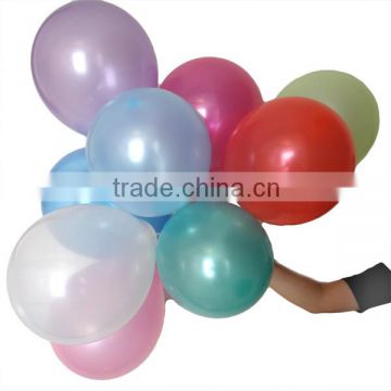 100% Natural Latex Party Pearlized Round Balloon/Metallic ballon