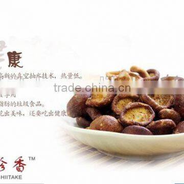 VF Drying Process and Brown Color mushroom chips